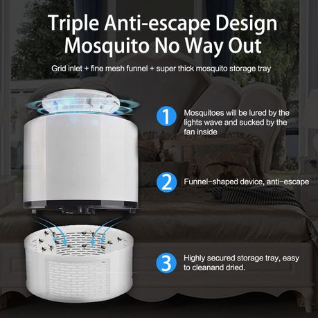 USB Mosquito Killer Lamp - Black_2